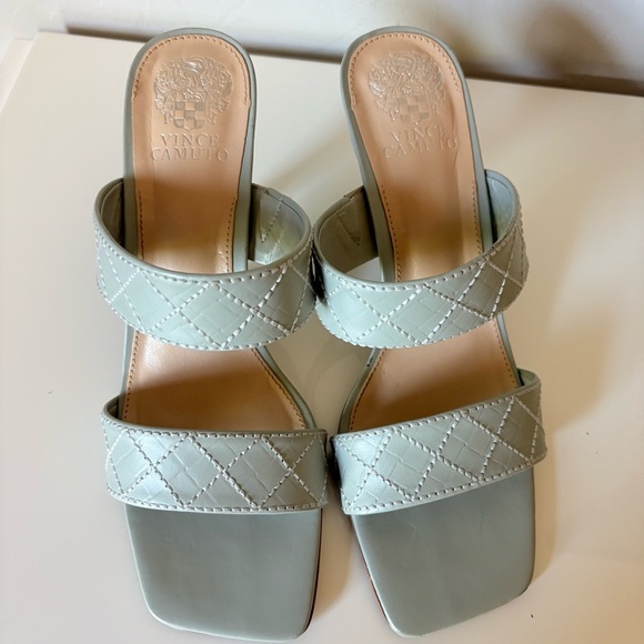 Vince Camuto Women’s Mint Green Presetta Heel Sandals - Picture 9 of 12